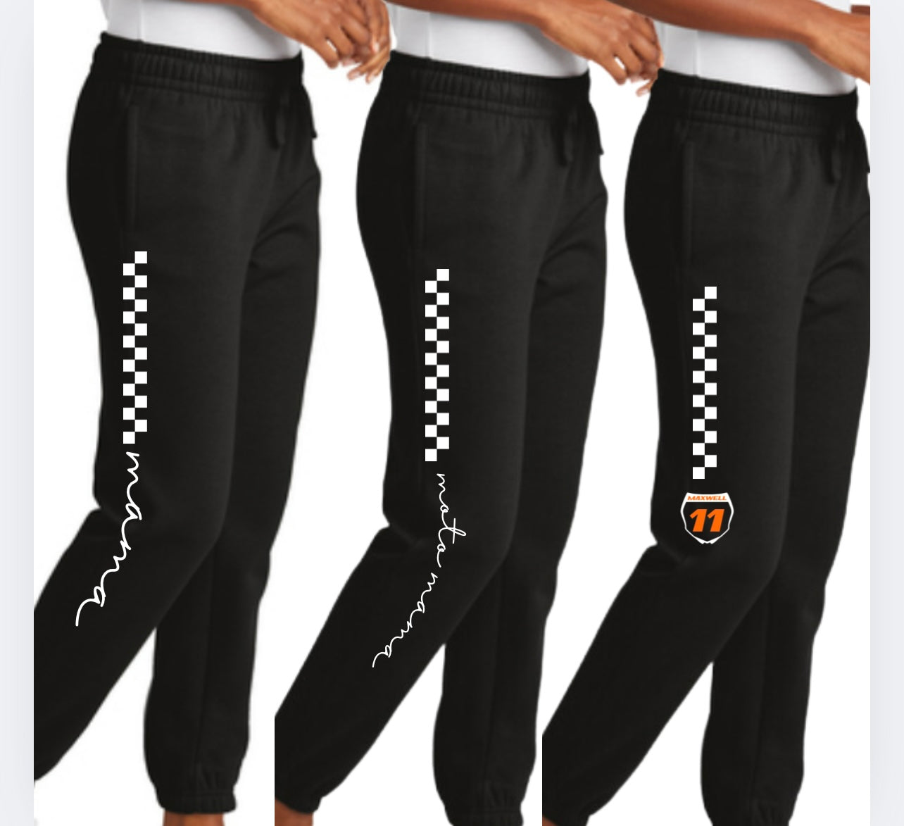 Ready to Race Checkered Joggers - Adult