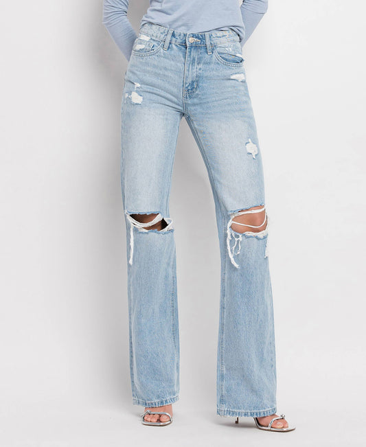 HIGH RISE FLARE JEANS T5346