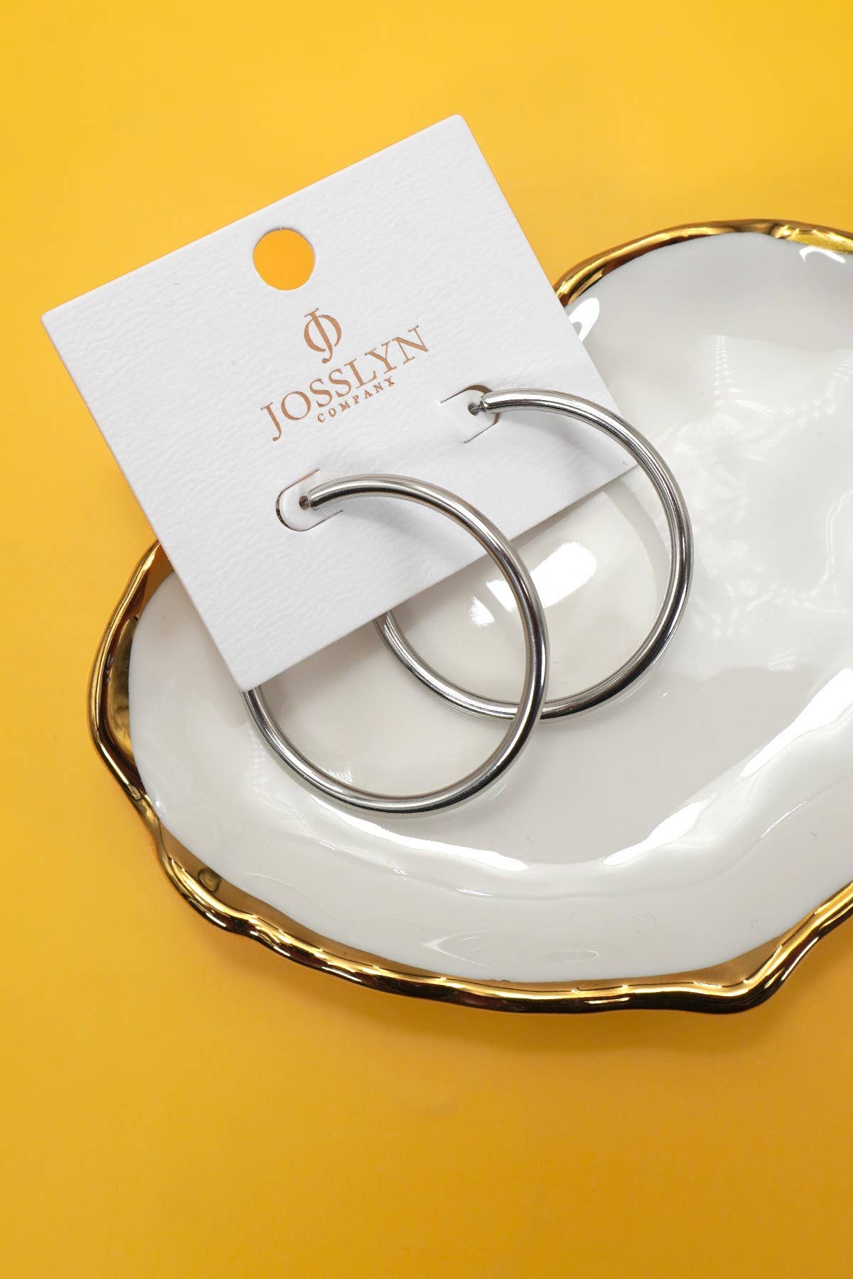 18K Stainless Steel Hoop