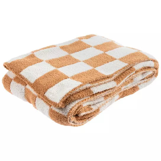 Checkered Throw Blanket