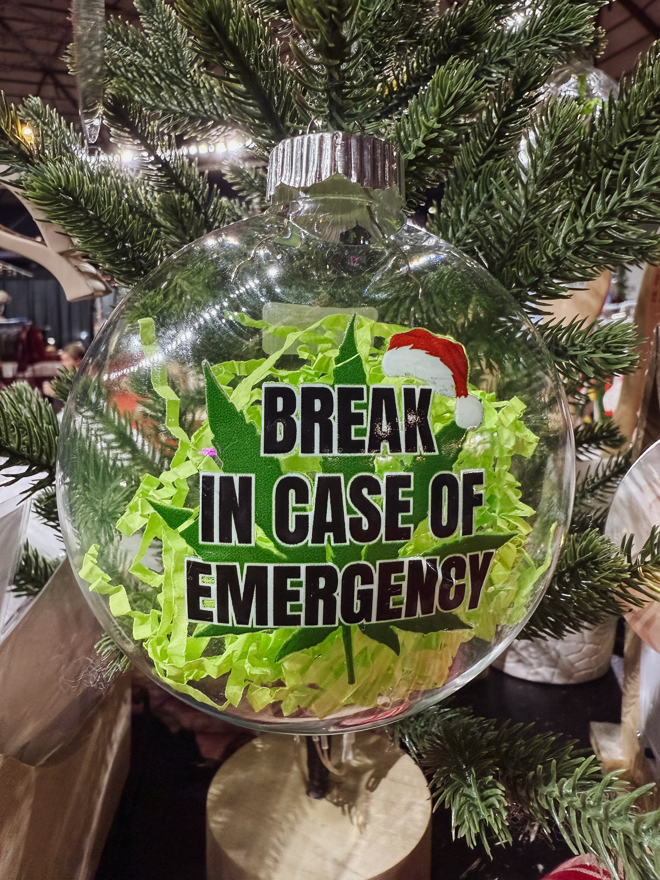 Break in Case of Emergency Ornament