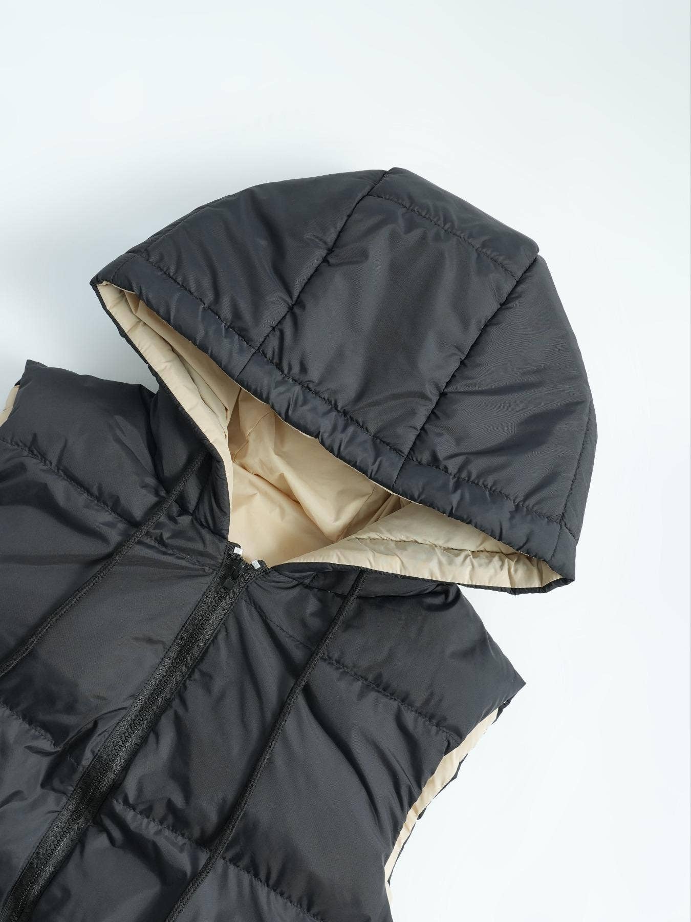 Long Padded Vest Jacket