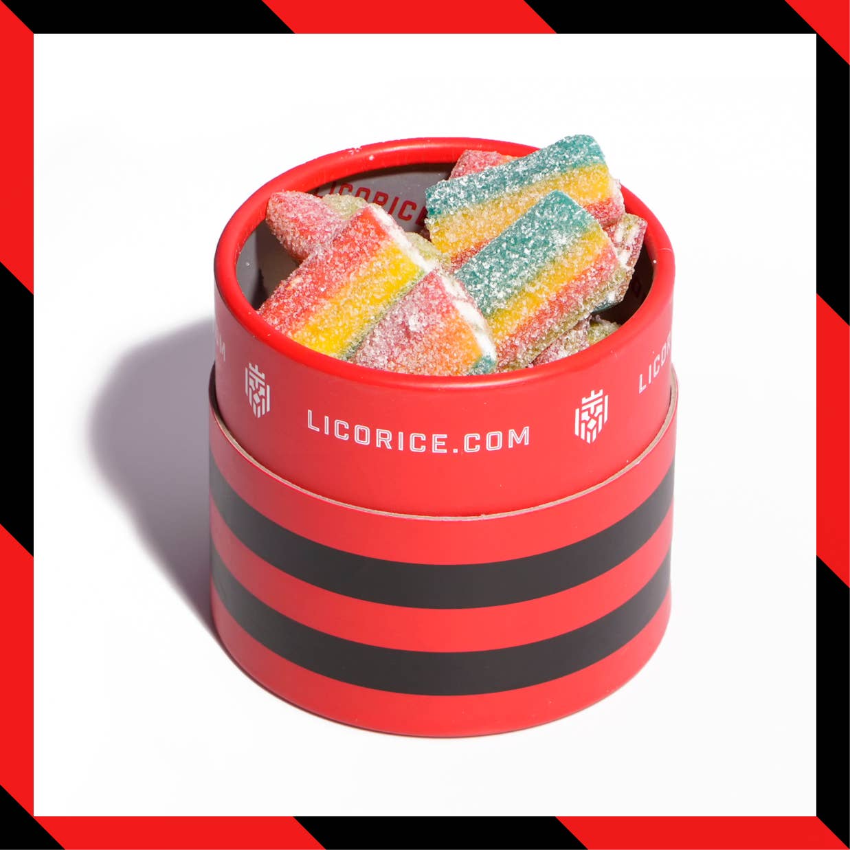 Sour Rainbow Licorice Sarah's Favorite - (8oz Tube)