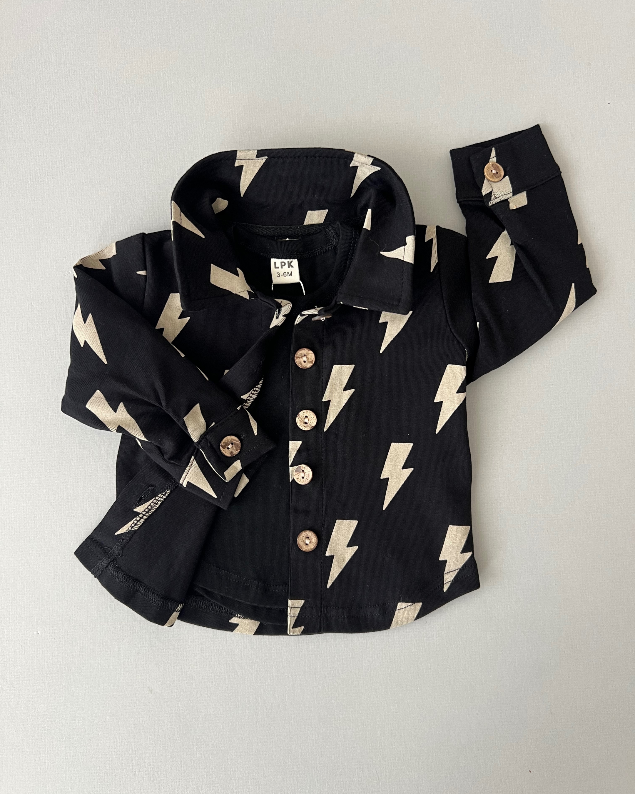 Black Bolts Shacket