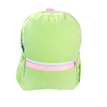 Load image into Gallery viewer, Sweet Pea Seersucker Medium Backpack w/ Pockets | Mint
