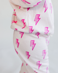 Load image into Gallery viewer, Pink Bolts Jogger Set
