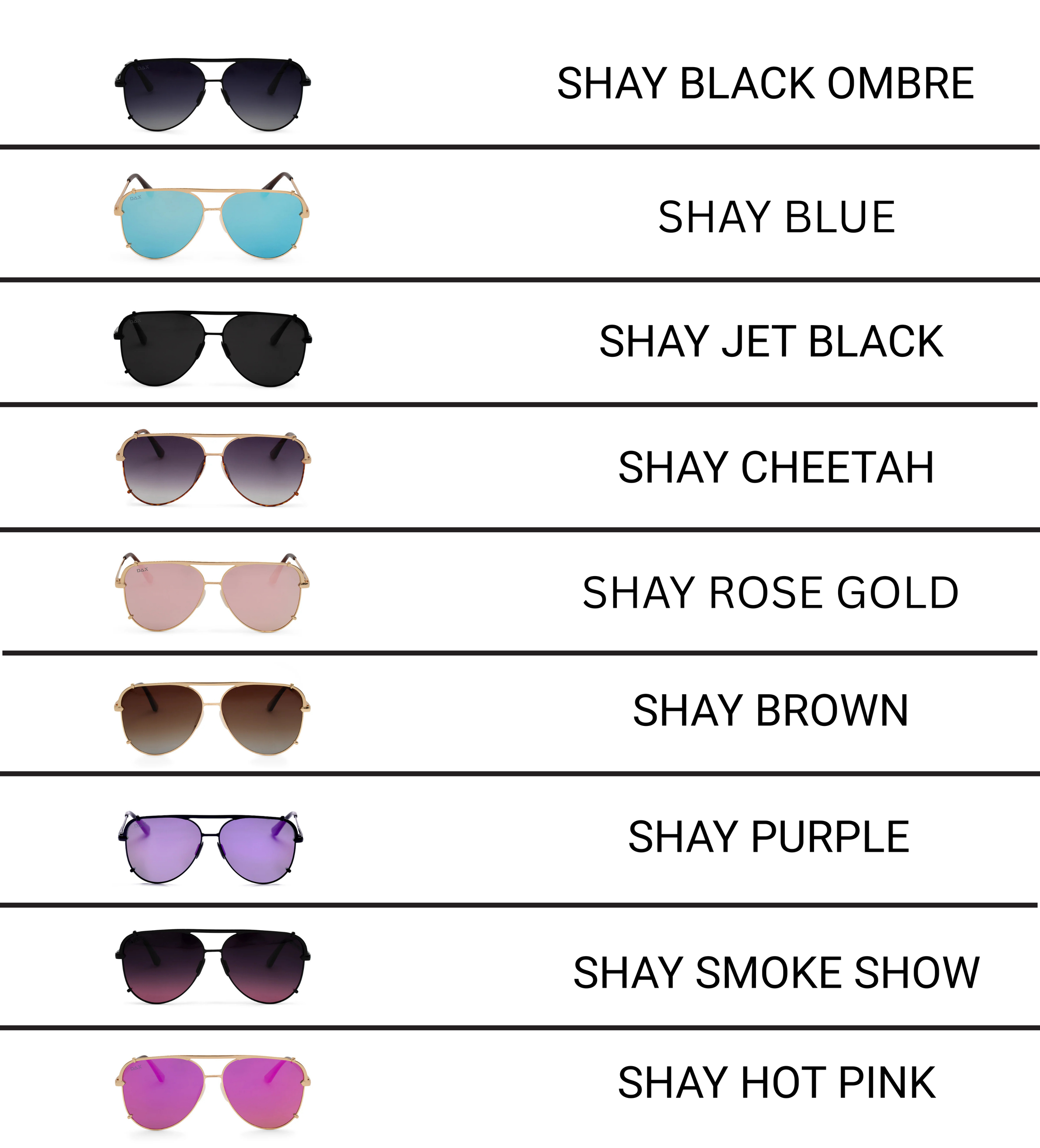 Sunglasses "SHAY" Black