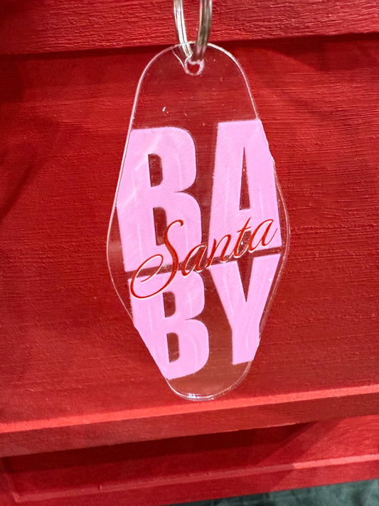 Santa Baby Keychain