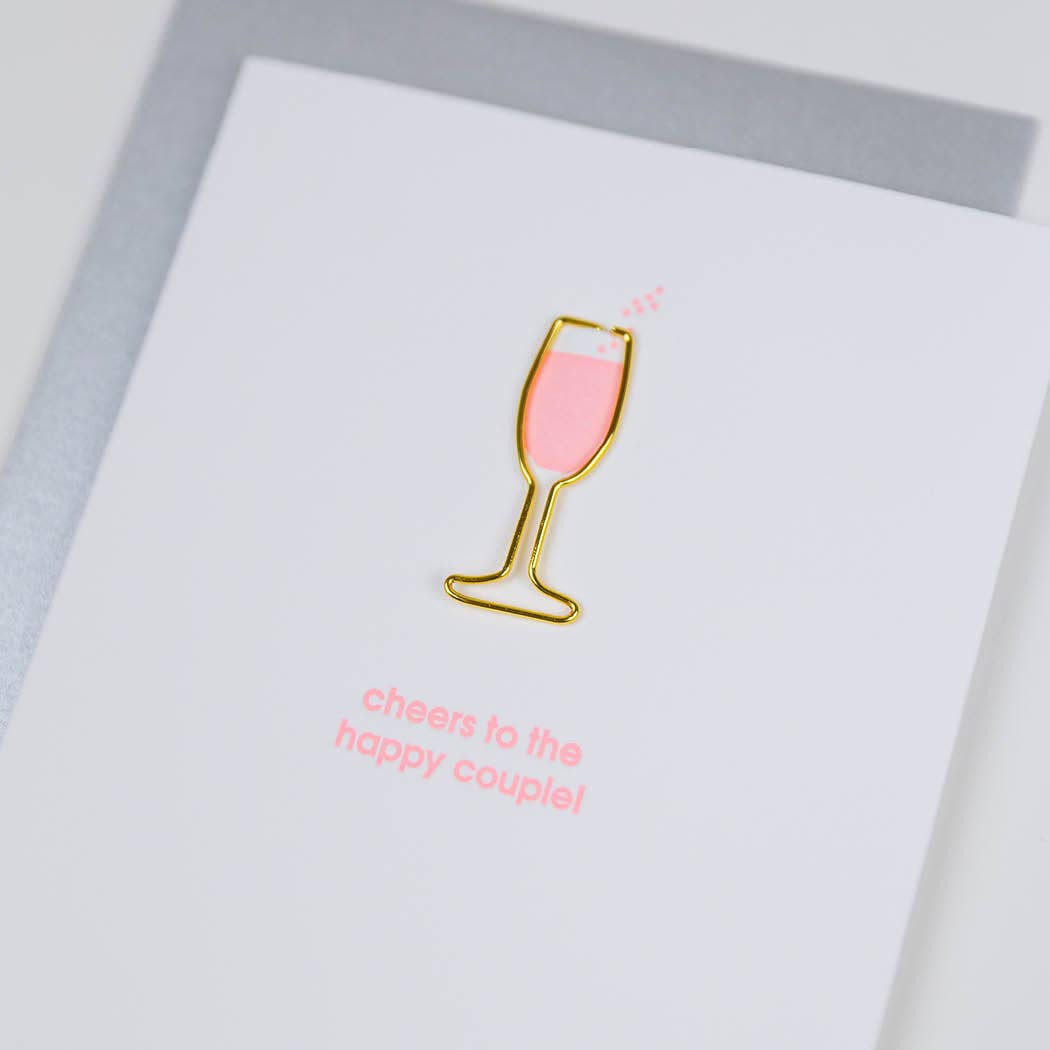 Cards - "Cheers to the Happy Couple"