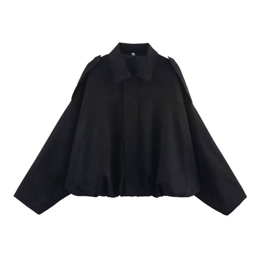 Black Suede Bomber Jacket