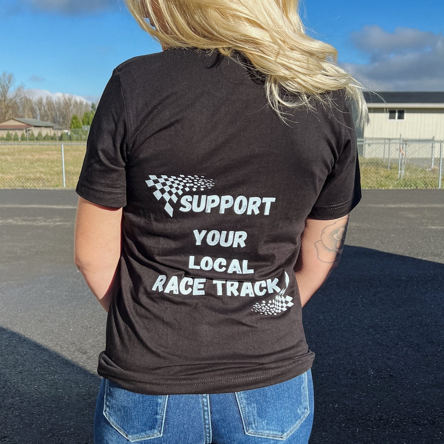 Support Your Local Race Track Sweatshirt