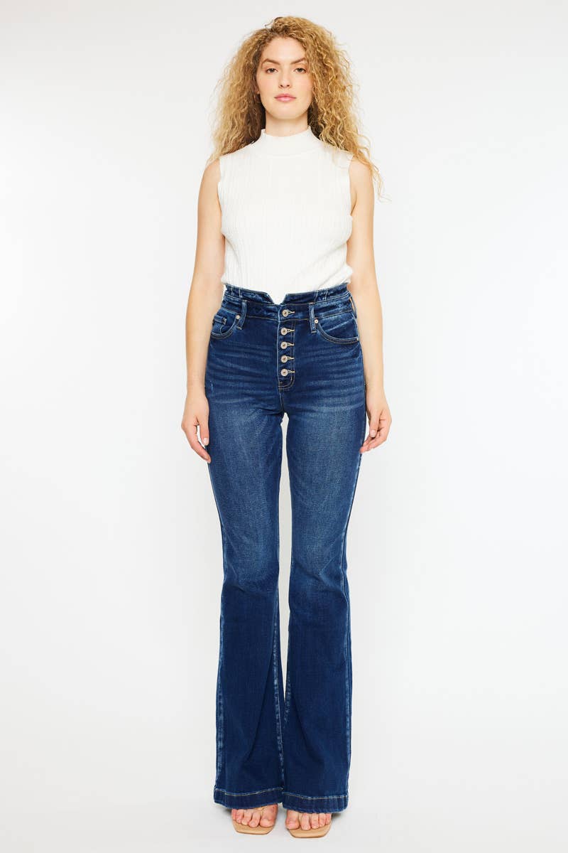 KanKan High Rise Flare Jeans