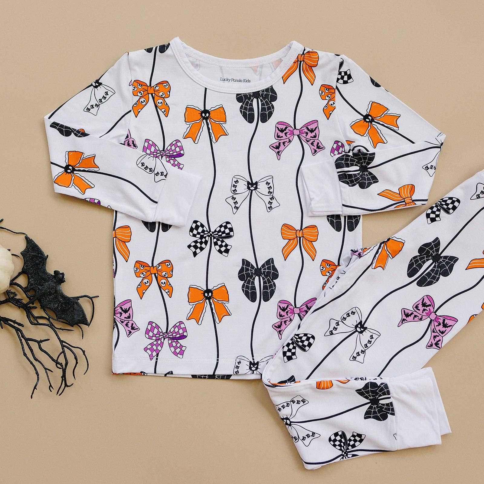 Spooky Bows Two Piece Set