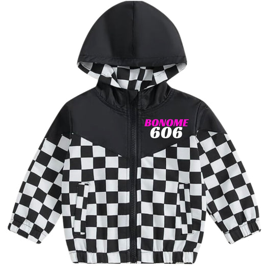 Checkered Windbreaker
