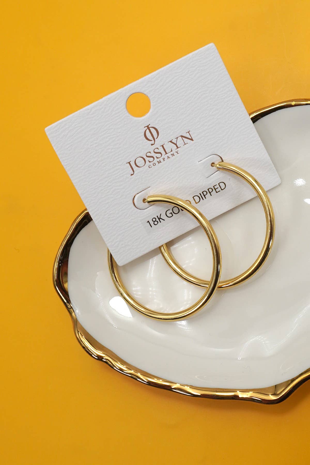 18K Stainless Steel Hoop