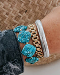 Load image into Gallery viewer, Baia Thin Coil Bangle Bracelet
