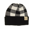 Load image into Gallery viewer, Baby Buffalo Plaid Cuff Beanie
