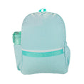 Load image into Gallery viewer, Mint Seersucker Medium Backpack w/ Pocket | Mint
