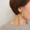 Load image into Gallery viewer, Overall Luxe Round Hoop Earrings
