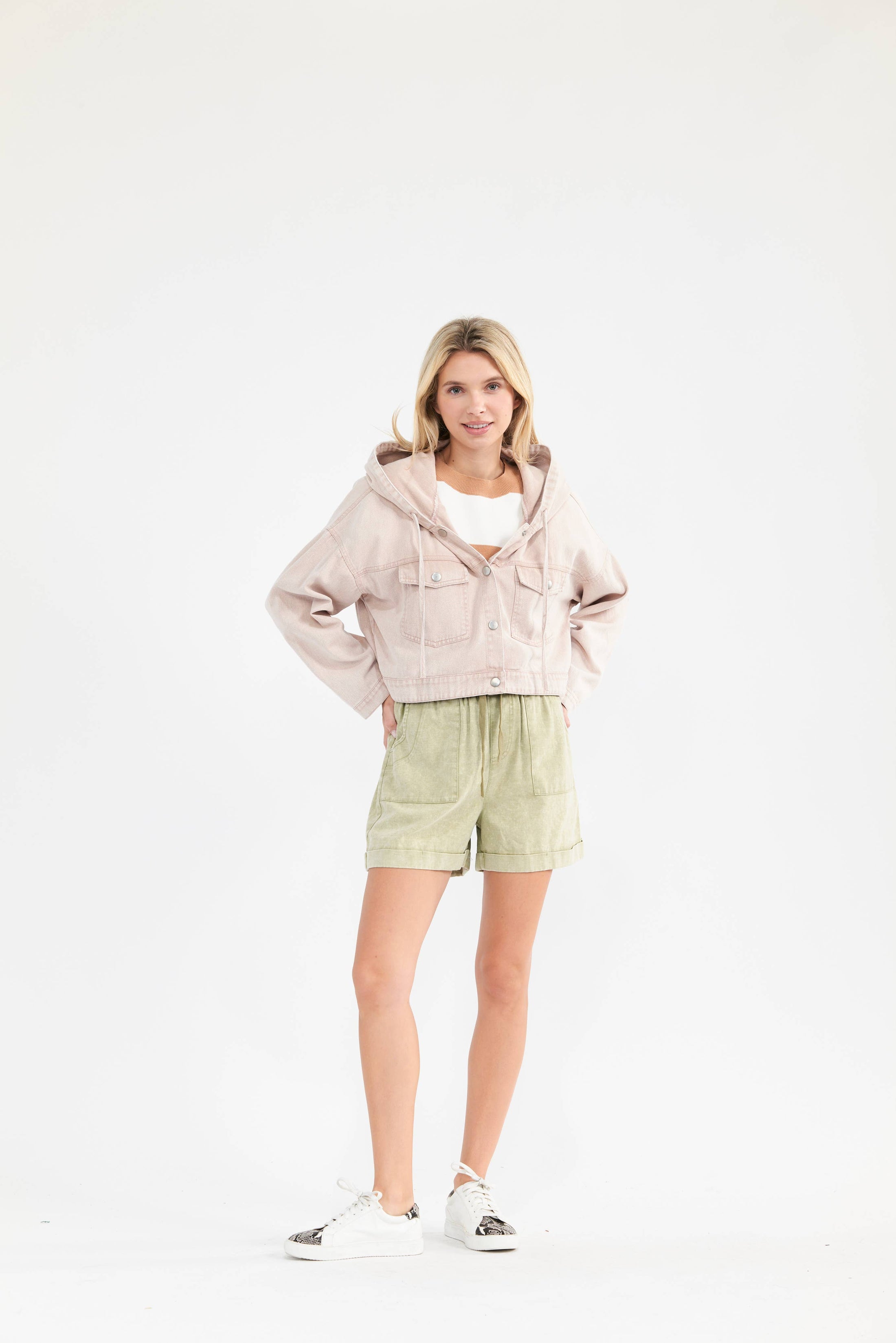 Washed Crop Jacket