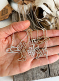 Load image into Gallery viewer, Dainty Gold Cactus Necklace
