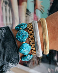 Load image into Gallery viewer, Baia Thin Coil Bangle Bracelet
