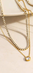 Load image into Gallery viewer, 18K STAINLESS STEEL LAYERED NECKLACE
