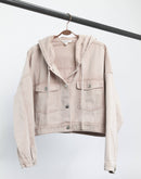 Washed Crop Jacket