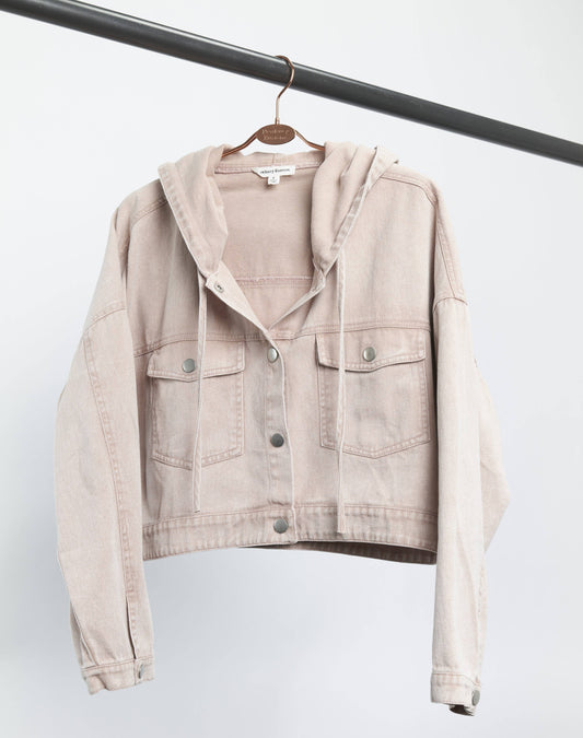 Washed Crop Jacket