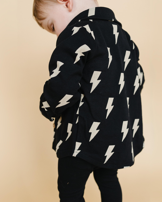 Black Bolts Shacket