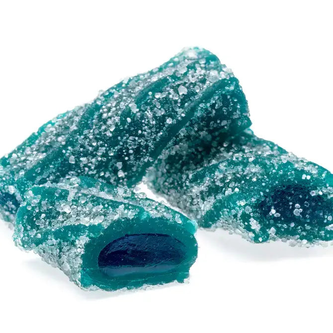 Blue Raspberry Sour Licorice Twists - (8oz Tube)