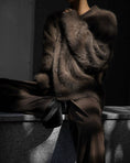 Load image into Gallery viewer, Cozy Faux Mink Knit Cardigan/Sweater
