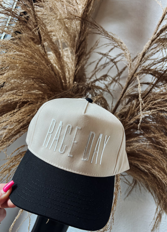 Race Day Embroidered Hat