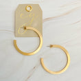 Load image into Gallery viewer, Overall Luxe Round Hoop Earrings

