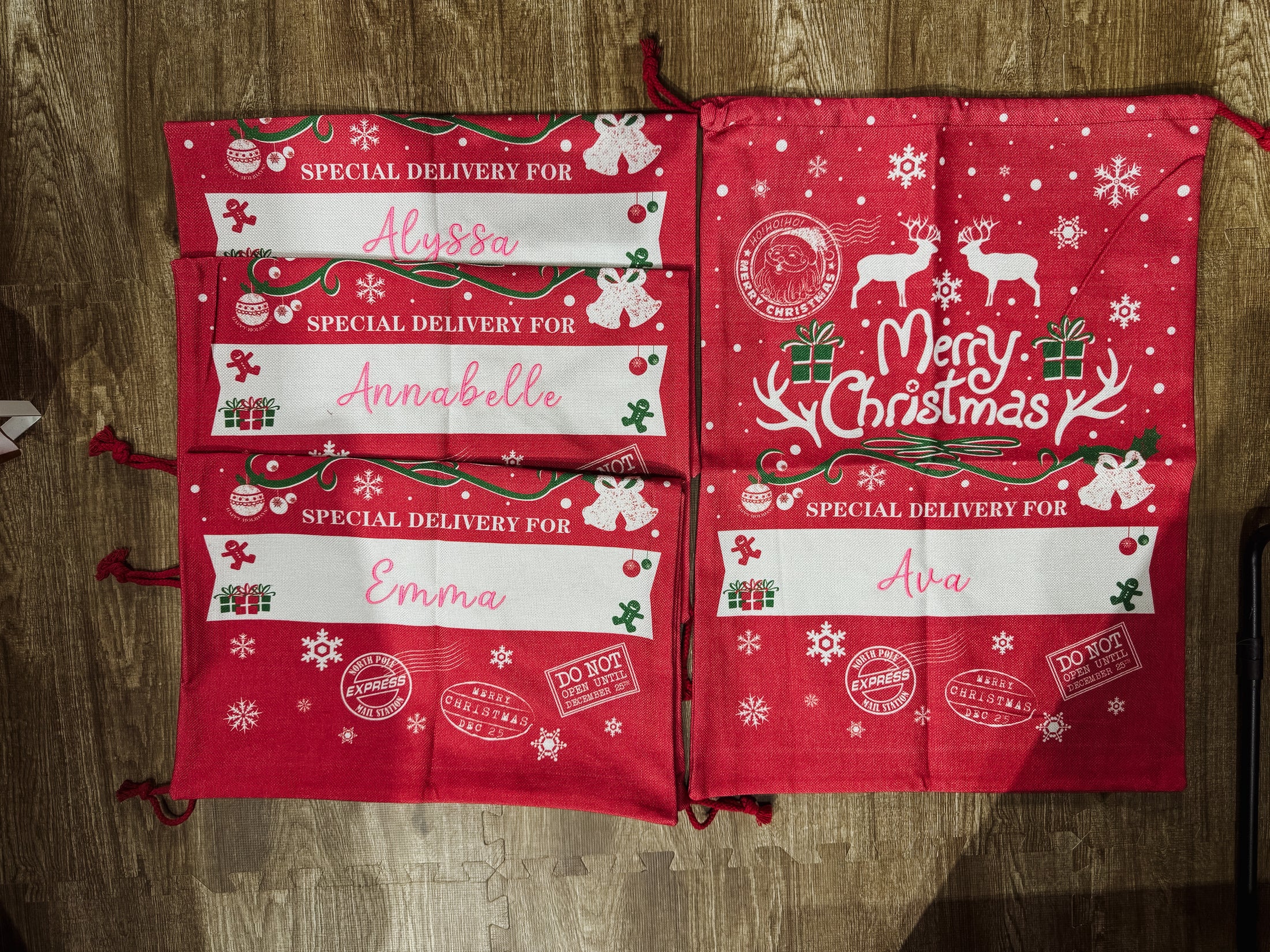 Custom Christmas Gift Bag