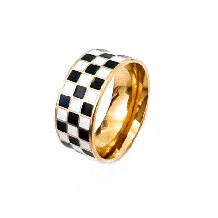 Checkered Ring size 7