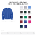 Load image into Gallery viewer, Side Bows Embroidered Crewneck Sweatshirt - Toddler/Youth

