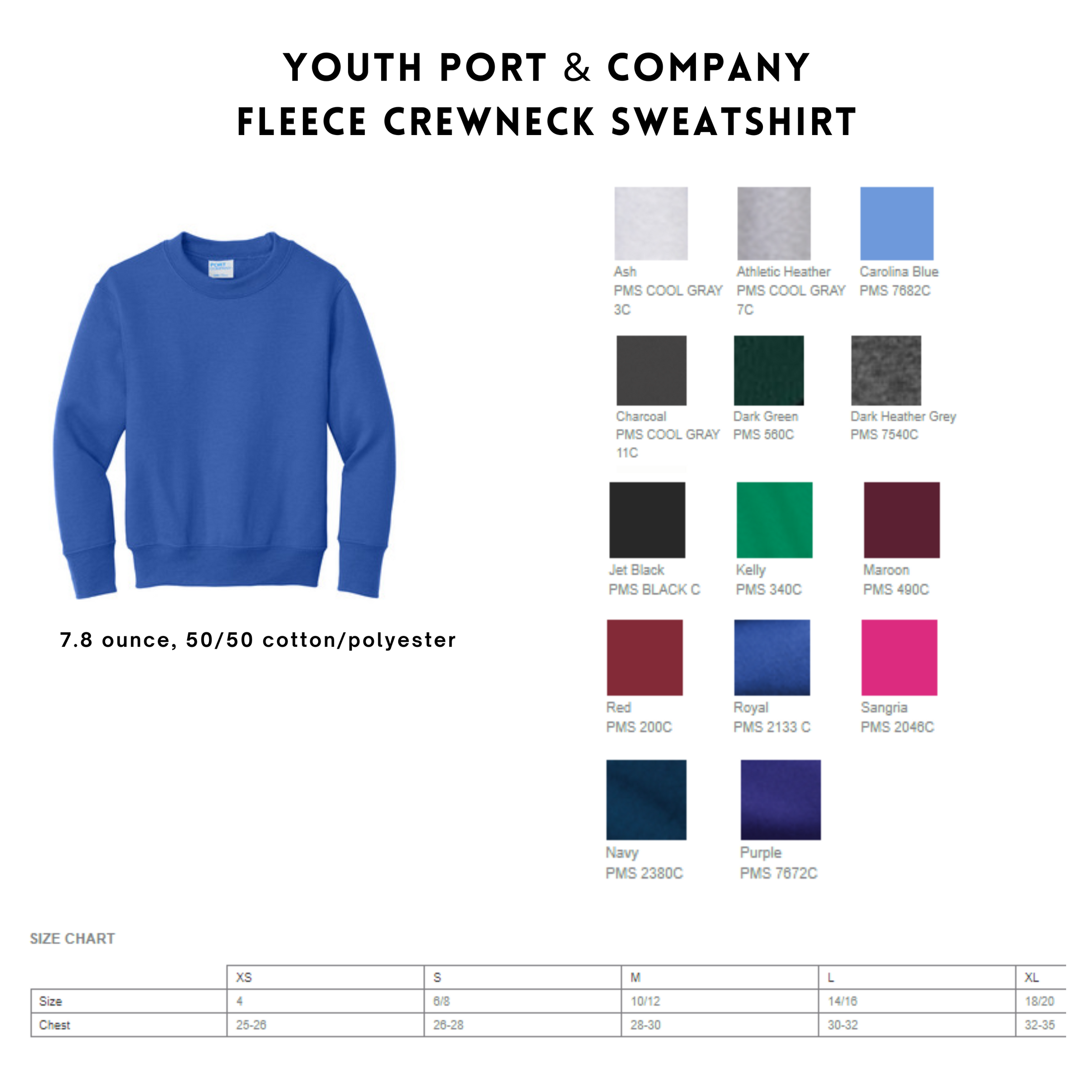Side Bows Embroidered Crewneck Sweatshirt - Toddler/Youth