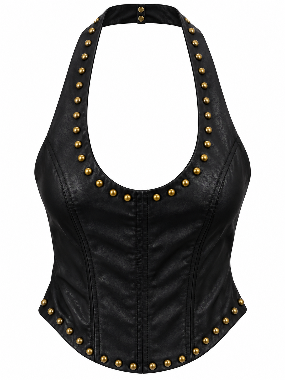 PU Halter Corset