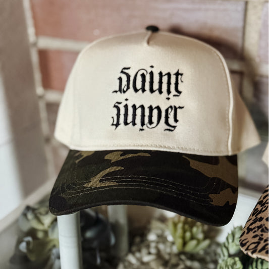 Saint-Sinner Embroidered Hat