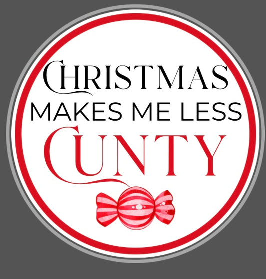Less Cunty - Acrylic Ornament