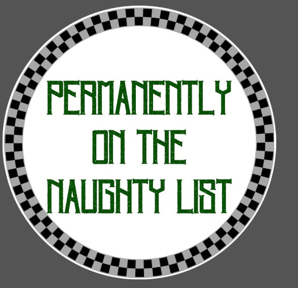 Naughty List - Acrylic Ornament