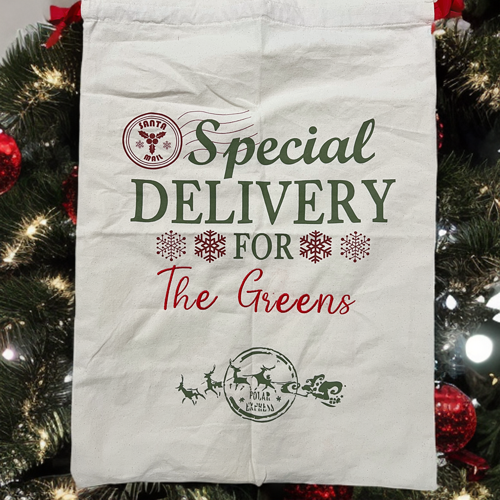 Custom Christmas Gift Bag