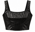 Load image into Gallery viewer, Corset Tank Top PU
