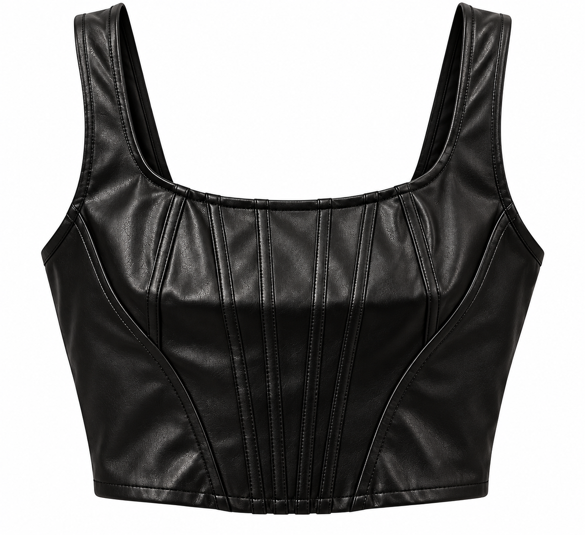 Corset Tank Top PU