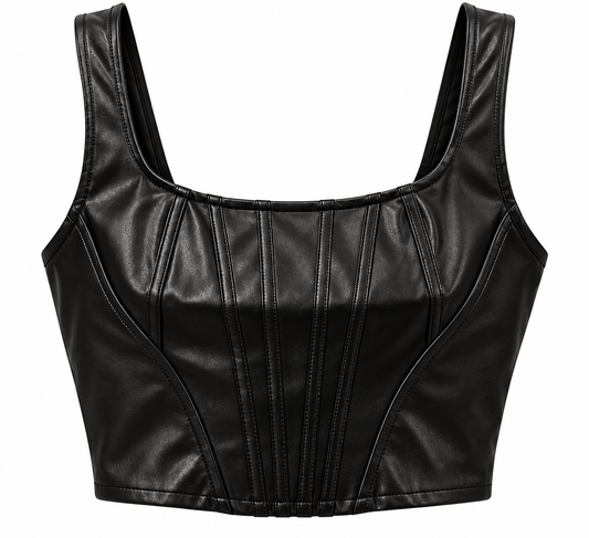 Corset Tank Top PU