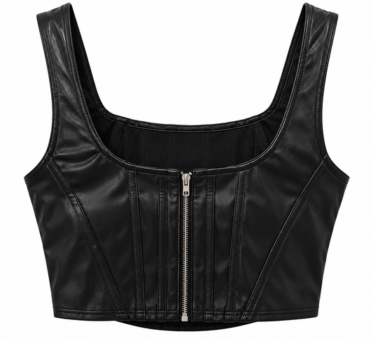 Corset Tank Top PU