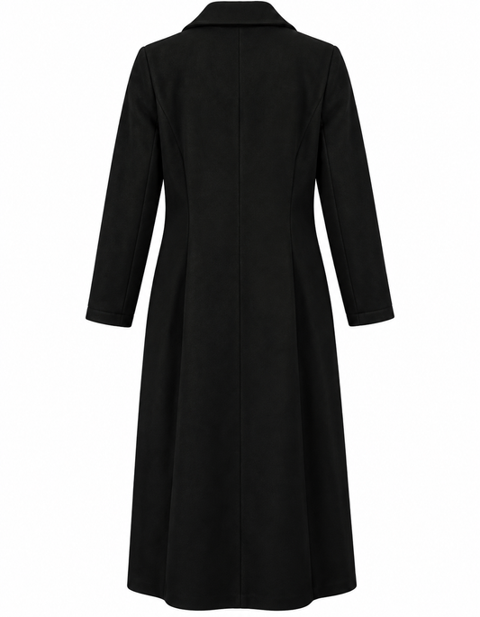 Black Suede Long Jacket