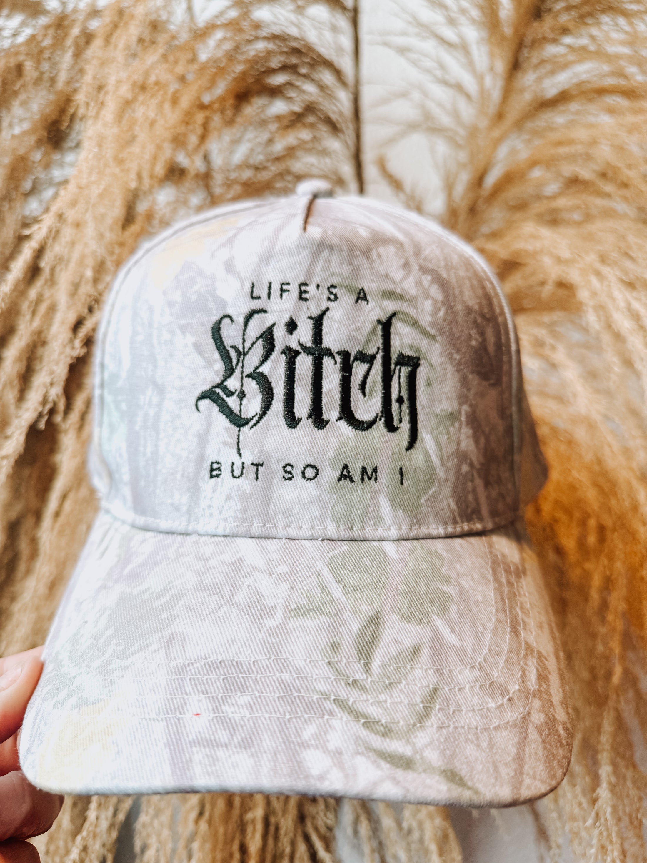 Life's a B**ch Embroidered Hat