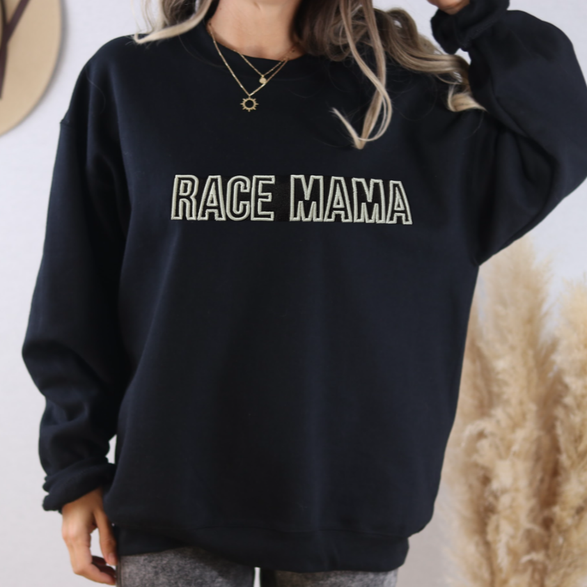 Mama 3D Embroidered Crewneck